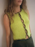 Taooba Sage Knitted Vest Top