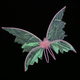 pretty halloween costumes Creative Festival Party Performance Props Fairy Gilding Colorful Butterfly Wings Elf Wings