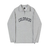 Taooba-4100 HALF ZIP-UP COLORADO TURTLENECK SWEATER