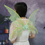 pretty halloween costumes Creative Festival Party Performance Props Fairy Gilding Colorful Butterfly Wings Elf Wings