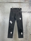 y2k  Street Jeans Trendy Ins All-Match High-Rise Heavy Work Casual Pants Men and Women