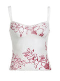 Taooba Estrella Floral Print Mesh Top