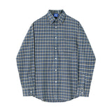 guy outfits Myq Plaid Shirt Men's Long Sleeve Spring New Korean Style Loose Trendy Casual Retro Shirt Jacket