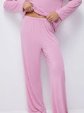 Taooba- Loose Pajama Set Long-Sleeved Home Wear