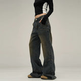 Taooba- 10147 TaoobaSTALGIC BLUE INDUSTRIAL DENIM JEANS