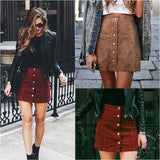 suede jacket outfit Women's Online Red Niche Suede High-End Fashion Autumn and Winter Skirt