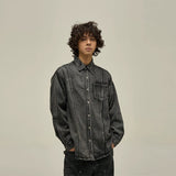 Taooba- 10008 RECONSTRUCTED DENIM SHIRT JK