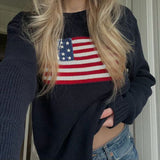 Taooba Mable American Flag Sweater