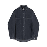 Taooba- 4204 DARK GRAY DENIM SHIRT