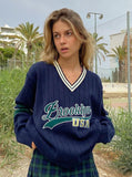 Taooba Brooklyn Varsity Knit Sweater