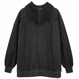 grunge dti New Hoodie Sweater Women's Loose Street Sports Zipper Cardigan Coat Trendy