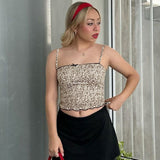 Taooba Amberly Leopard Print Top