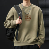 winter outfits men 2024 New Men's   Fashion round Neck Sweater