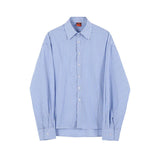 Taooba-2156 OVERSIZE STRIPED COLLAR SHIRT