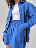 Taooba- Comfortable Versatile Solid Color Long-Sleeved Two-Piece Casual Suit