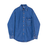 Taooba- 4098 BLUE DENIM COLLAR SHIRT