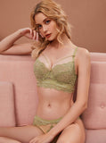 Taooba- Sexy Ultra-Thin Soft Lace Ribbon Breathable Bra Set