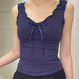 Taooba Norma Polka Dot V-Neck Top