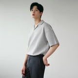 Taooba-1710 COLLAR HALF SLEEVE SHIRT