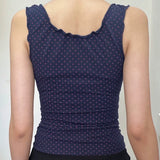 Taooba Norma Polka Dot V-Neck Top