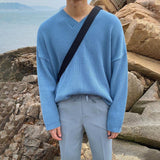 Taooba-3219 V-NECK KNITTED SWEATER