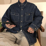 Taooba- 2509 BLUE DENIM SHIRT