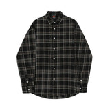 Taooba-1467 BLACK PLAID SHIRT