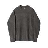 Taooba-6157 KNITTED PULLOVER ROUND NECK SWEATER