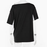 Taooba Jaidah Graphic Off-Shoulder T-Shirt