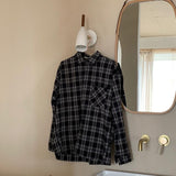 Taooba-2014 LOOSE PLAID SHIRT