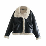 fall outfit men Winter New Women's Clothing Style Street Fashion Fleece Fur Jacket Coat