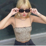 Taooba Amberly Leopard Print Top