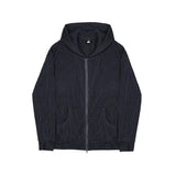 Taooba-2531 PLEATED ZIP-UP HOODIE