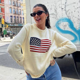 Taooba Mable American Flag Sweater