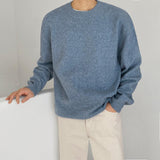 Taooba-3460 ROUND NECK KNITTED SWEATER