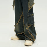 Taooba- 10100 RECONSTRUCTED STAR DENIM JEANS