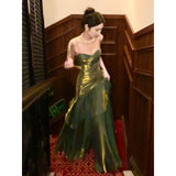 dress to impress divine being Manor Qimeng Adult Ceremony Dress Light Luxury Niche High-End Sling Dress High-End Dress