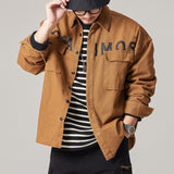 90s fashion men High Quality Workwear Jacket Men's Spring and Autumn New Fashion Denim Jacket Handsome Cool Coat Men's Jacket