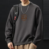 winter outfits men 2024 New Men's   Fashion round Neck Sweater