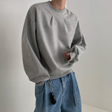 Taooba-6525 FRONT FOLDED PULLOVER SWEATER