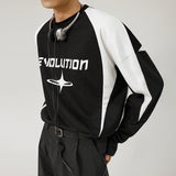 Taooba-6595 TWO TONE STAR LETTERED EVOLUTION LONGSLEEVE