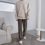 Taooba-3460 ROUND NECK KNITTED SWEATER