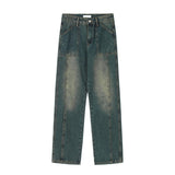 RTK (W) Taooba. 1007 DENIM RECONSTRUCTED DRAPE WIDE JEANS