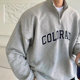 Taooba-4100 HALF ZIP-UP COLORADO TURTLENECK SWEATER