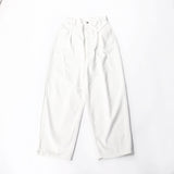 Taooba- 9810 WHITE STRAIGHT DENIM JEANS