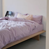 Taooba Pastel Color Bedding Set - White