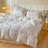 Taooba Pastel Daisy Bedding Set - Sage Green