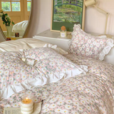 Taooba Pastel Daisy Bedding Set - Blue