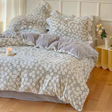 Taooba Pastel Daisy Bedding Set - Sage Green