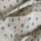 Taooba Retro Blue Ditsy Floral Bedding Set